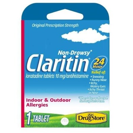 Claritin 24Hour NonDrowsy Allergy Relief  1 Count  Single Dose 1768